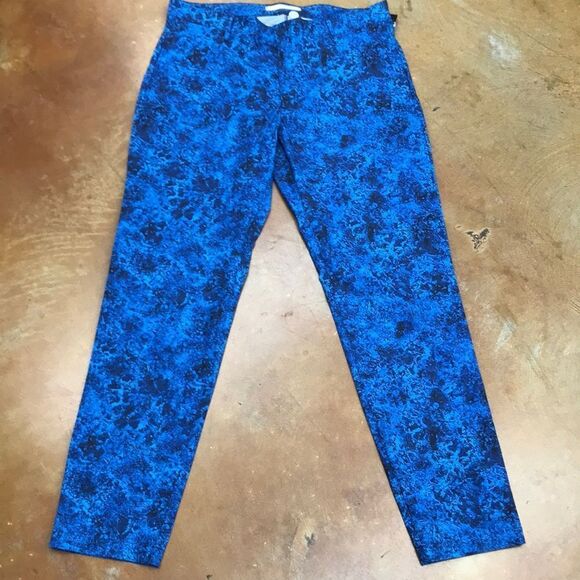 Robert Graham Blue Joggers with Intricate Pattern - Picture 1 of 12